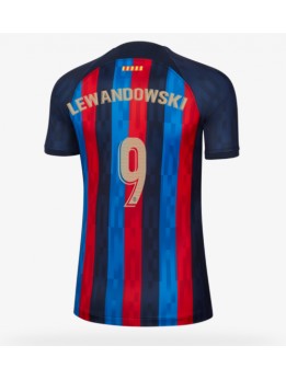 Barcelona Robert Lewandowski #9 Heimtrikot für Frauen 2022-23 Kurzarm